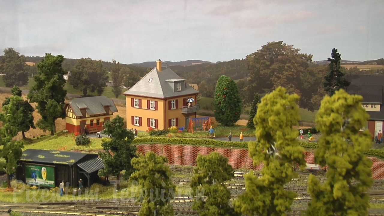 Le monde du train miniature de Pilentum: Un réseau ferroviaire allemand à l'échelle H0