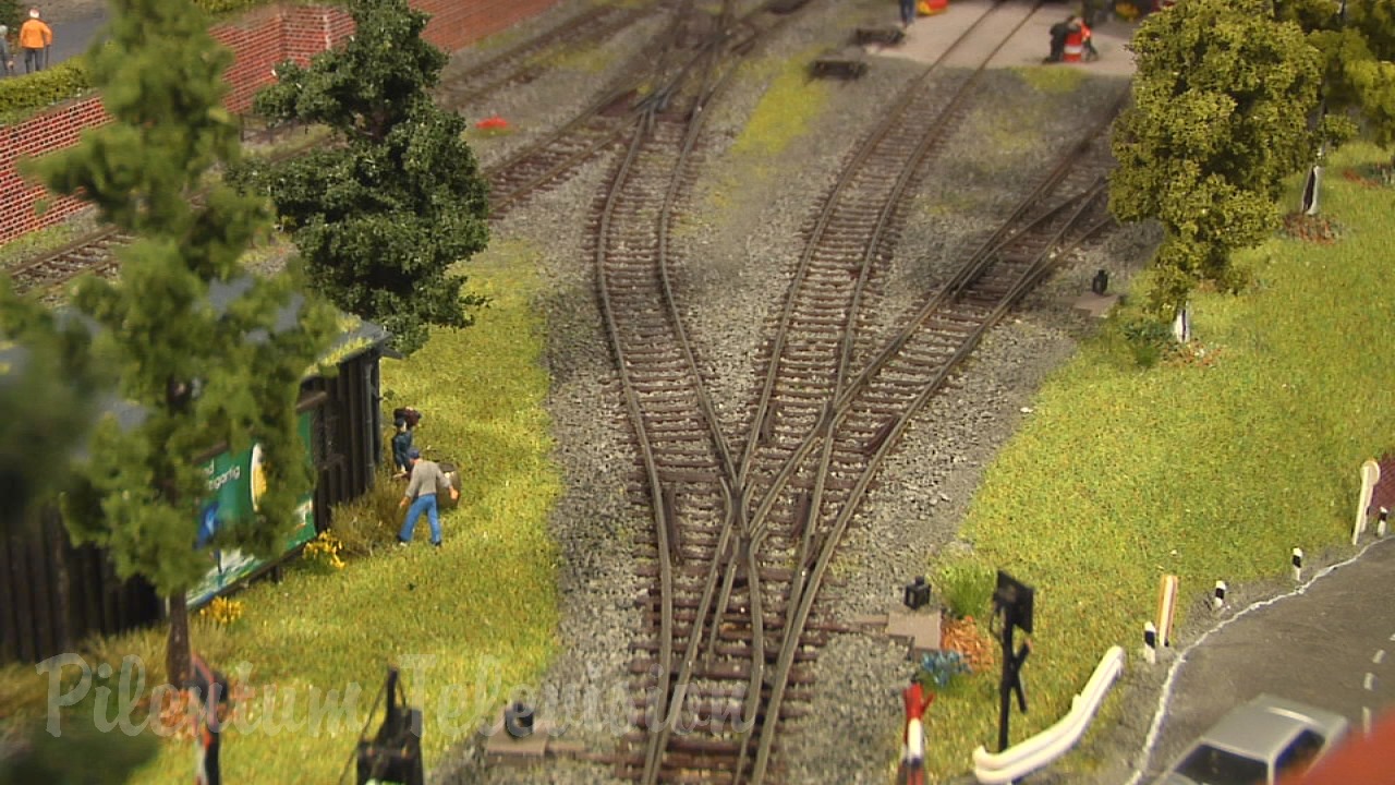 Le monde du train miniature de Pilentum: Un réseau ferroviaire allemand à l'échelle H0