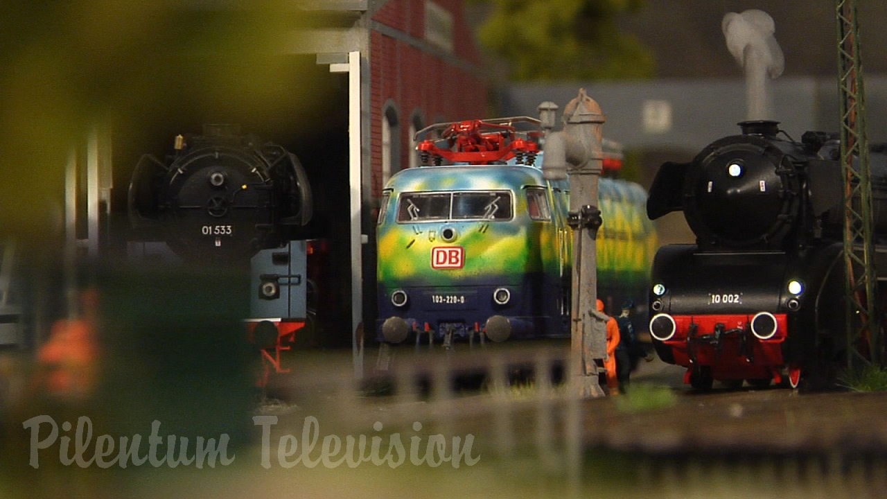 Le monde du train miniature de Pilentum: Un réseau ferroviaire allemand à l'échelle H0