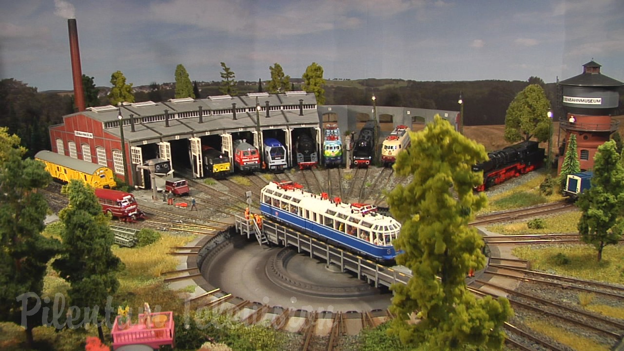 Le monde du train miniature de Pilentum: Un réseau ferroviaire allemand à l'échelle H0