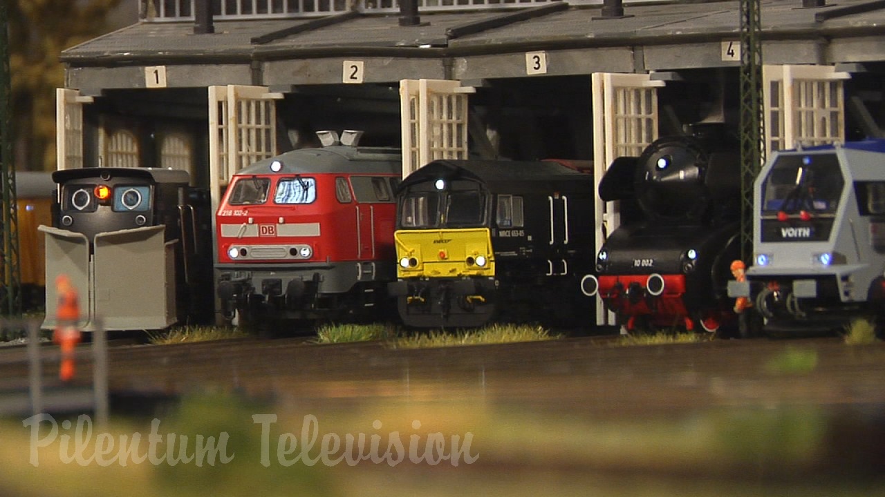 Le monde du train miniature de Pilentum: Un réseau ferroviaire allemand à l'échelle H0