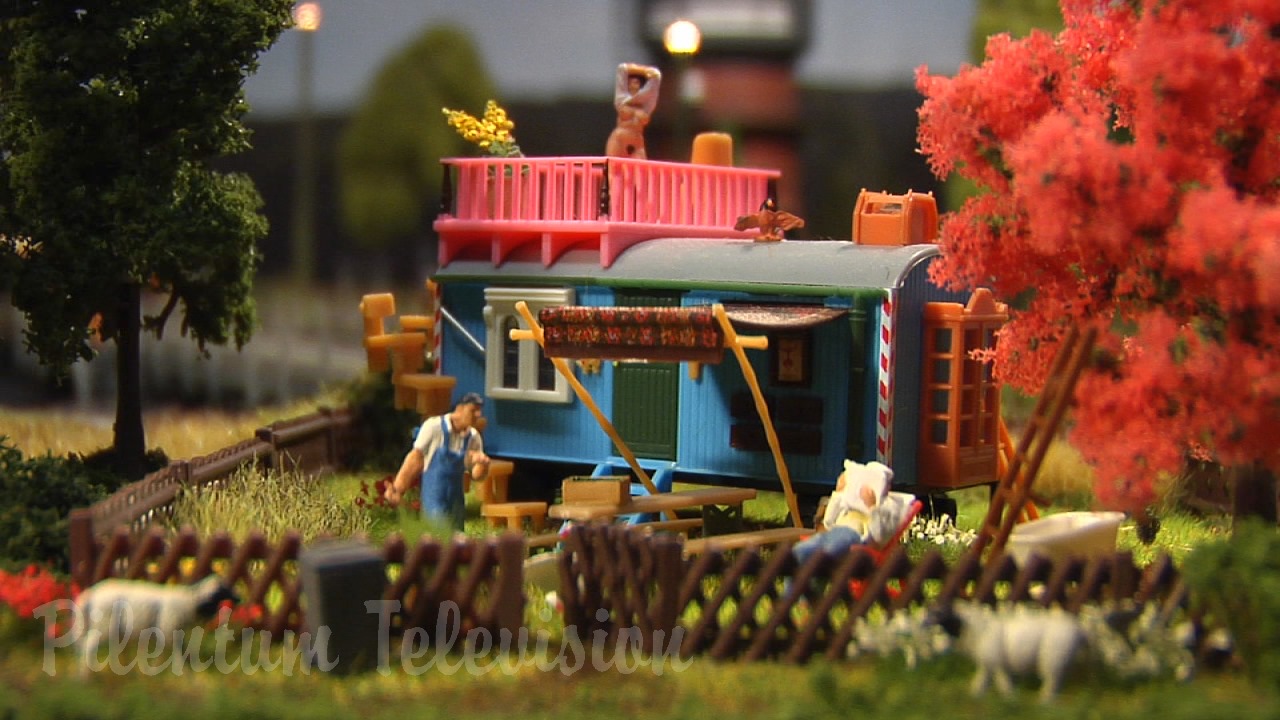 Le monde du train miniature de Pilentum: Un réseau ferroviaire allemand à l'échelle H0
