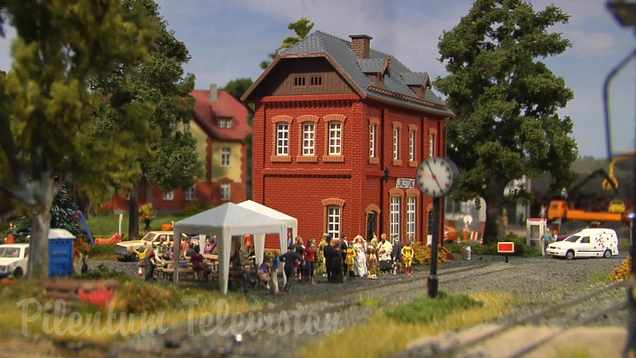 Le monde du train miniature de Pilentum: Un réseau ferroviaire allemand à l'échelle H0