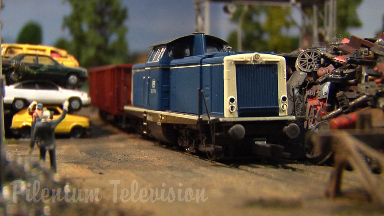Le monde du train miniature de Pilentum: Un réseau ferroviaire allemand à l'échelle H0